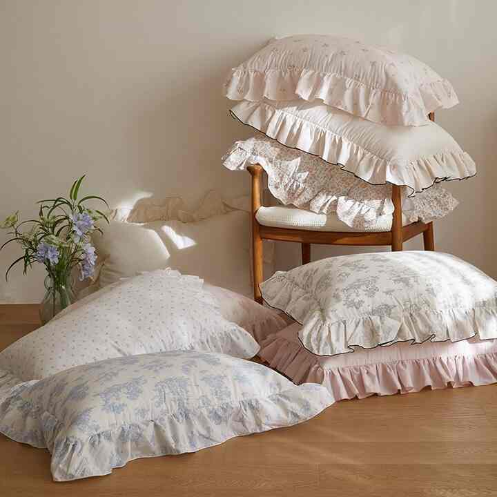 Hotel france フリル 枕カバー［9色］