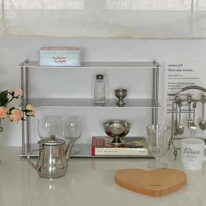 アルミ・ステンレス キッチンラック［3サイズ］