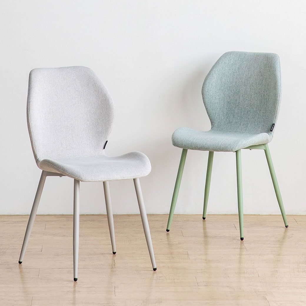 체어팩토리 다나 체어 패브릭 철제 식탁의자 카페 화장대 업소 인테리어 디자인 의자 5colors