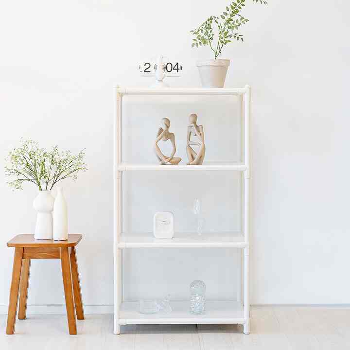 ネジなし ラック 4段