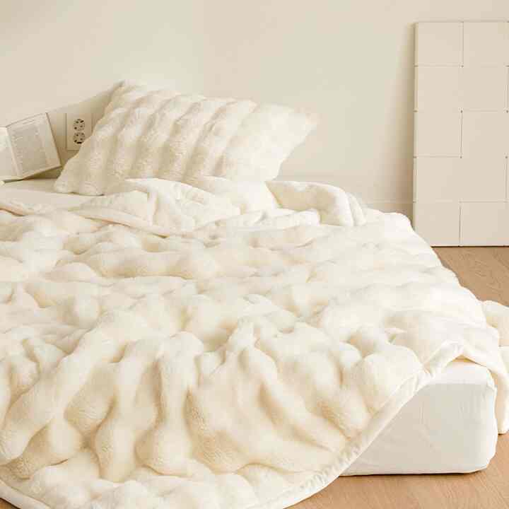 Mink bobble ブランケット［3色・3サイズ］