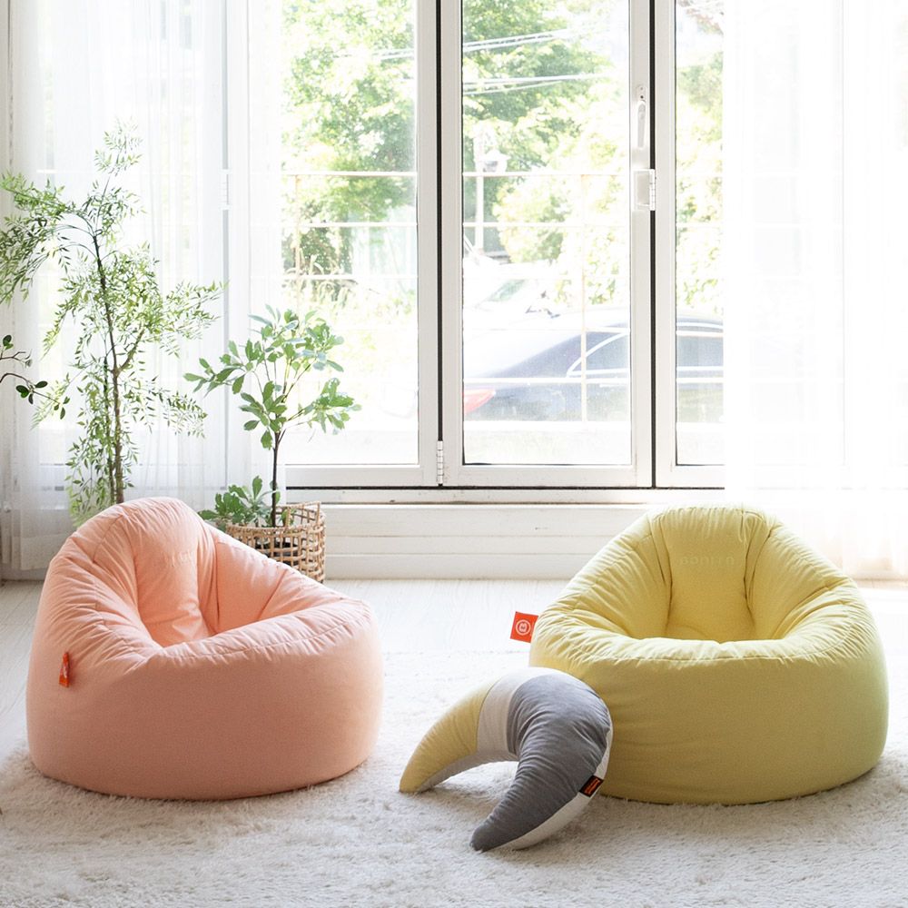 보니타빈백 대형 블루밍 B807 스웨이드 빈백소파 1인쇼파 8colors 