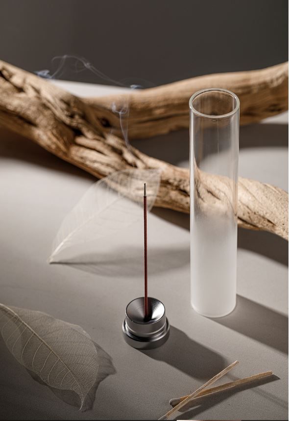 fromhence INCENSE HOLDER SILVER