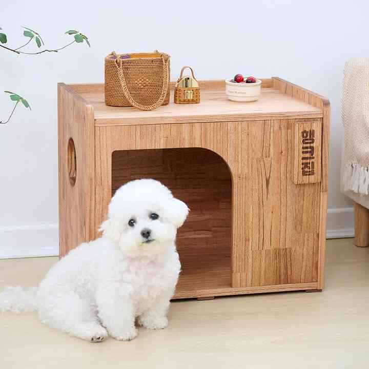 Ellen ウッド ペットハウス Cタイプ