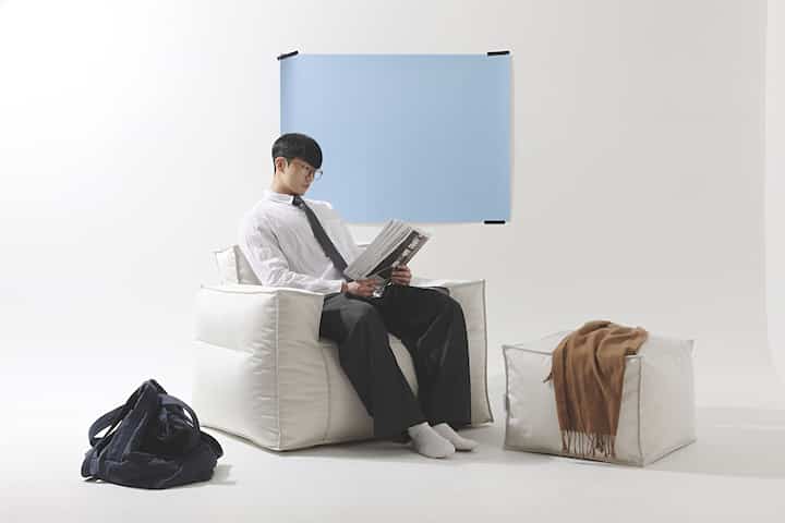 Tom Modern 防水 1人掛け ビーズソファ［4色］