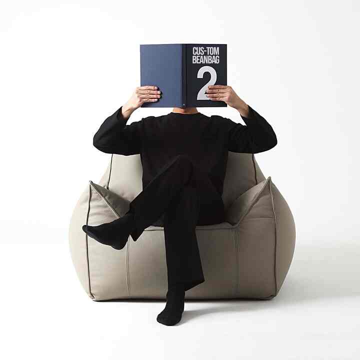 CUS-TOM オーダーメイド ビーズソファ 1人掛け［5色］