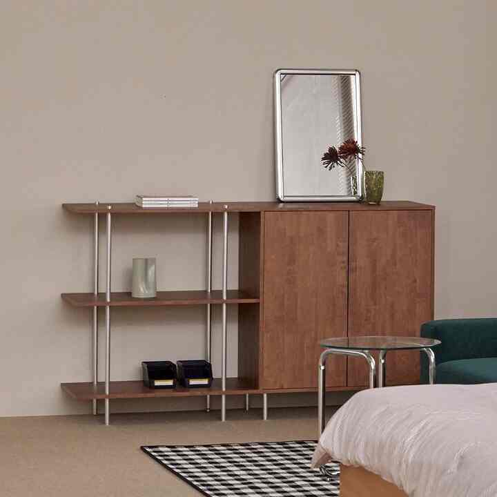 CLAR 収納棚 ＆ラック セット［3色・2種・2サイズ］