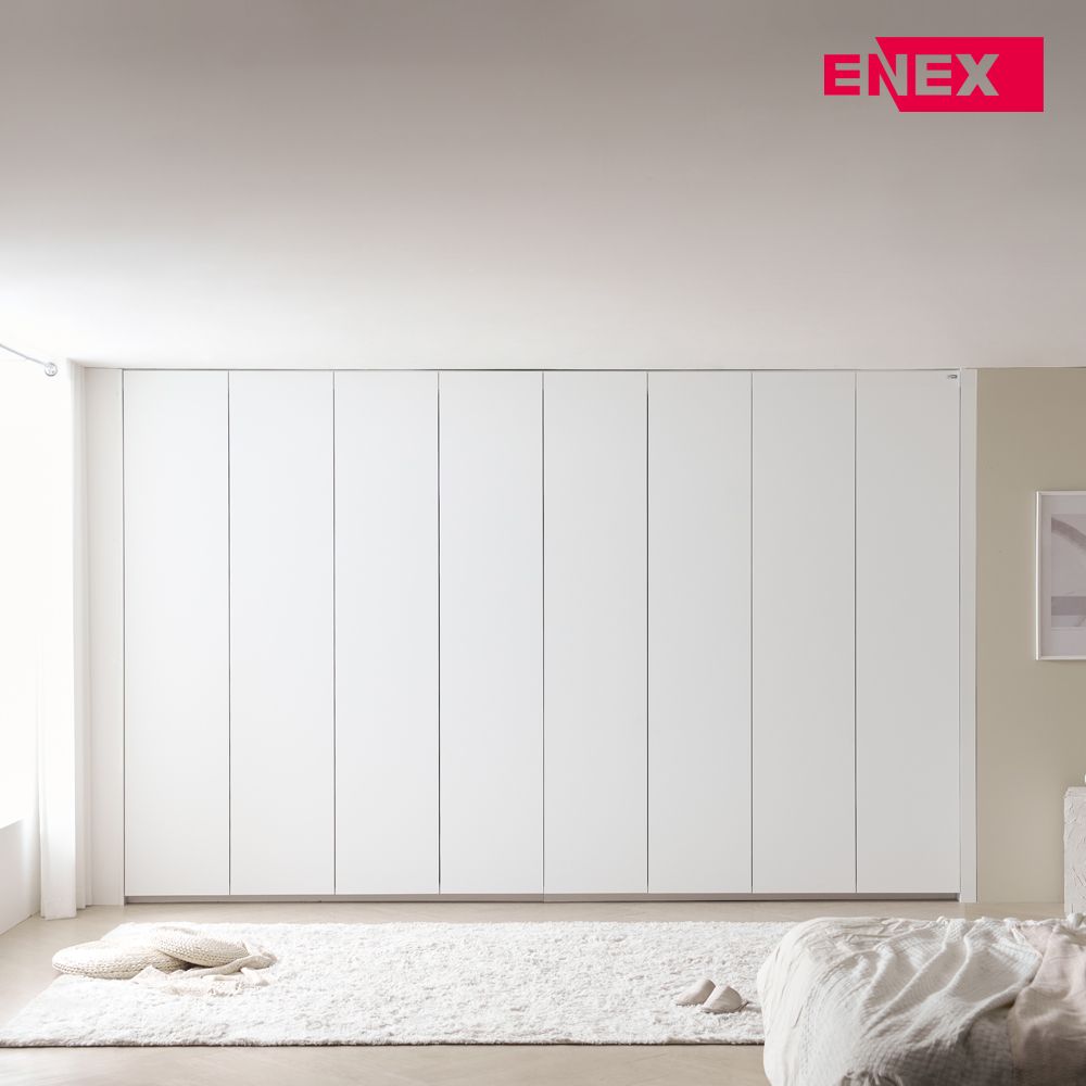 에넥스 E0 PET 아르당 무몰딩 붙박이장 360cm 12자 