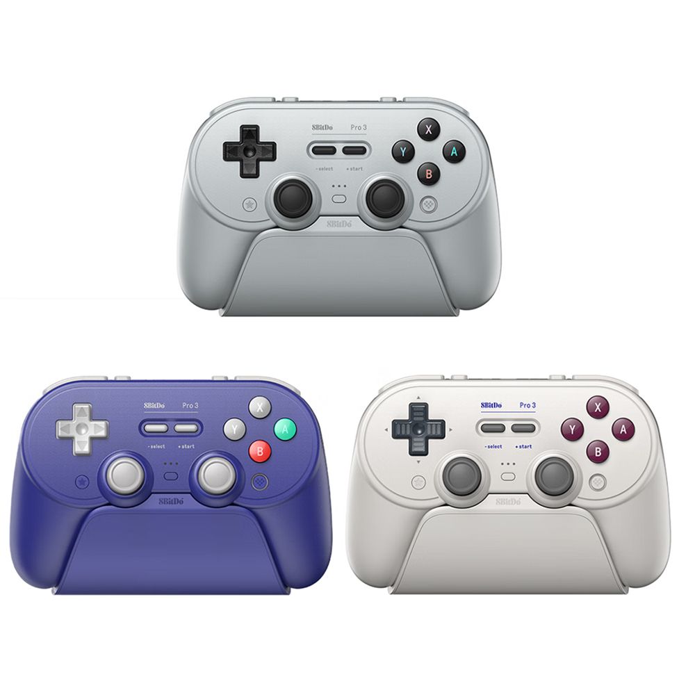 [해외] 8BITDO(해외) [해외] 프로3 블루투스 무선 게임패드 컨트롤러 홀트리거 충전독 포함