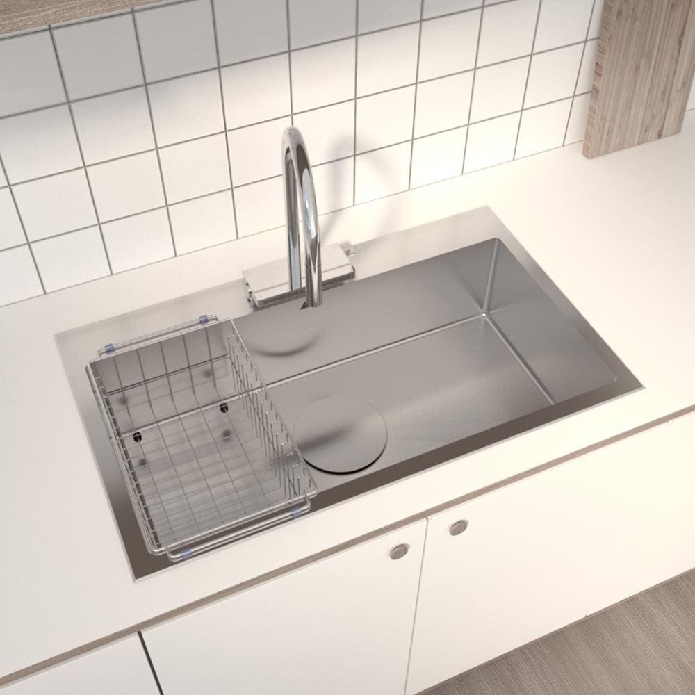 [신상품]아티잔 [설치의뢰시] DU882 프리미엄 사각싱크볼 스테인리스싱크볼