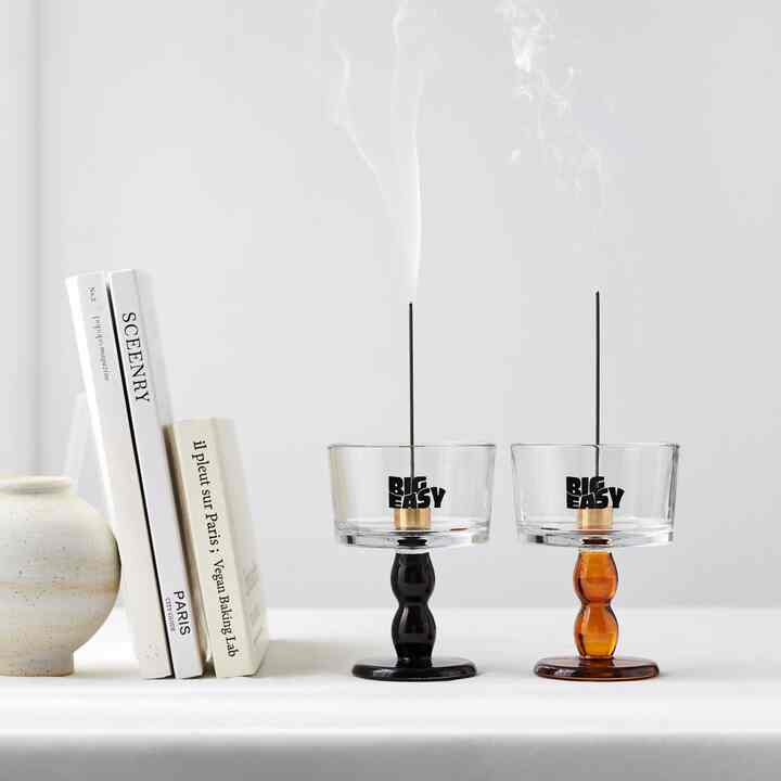 ガラス インセンスホルダー［2色］