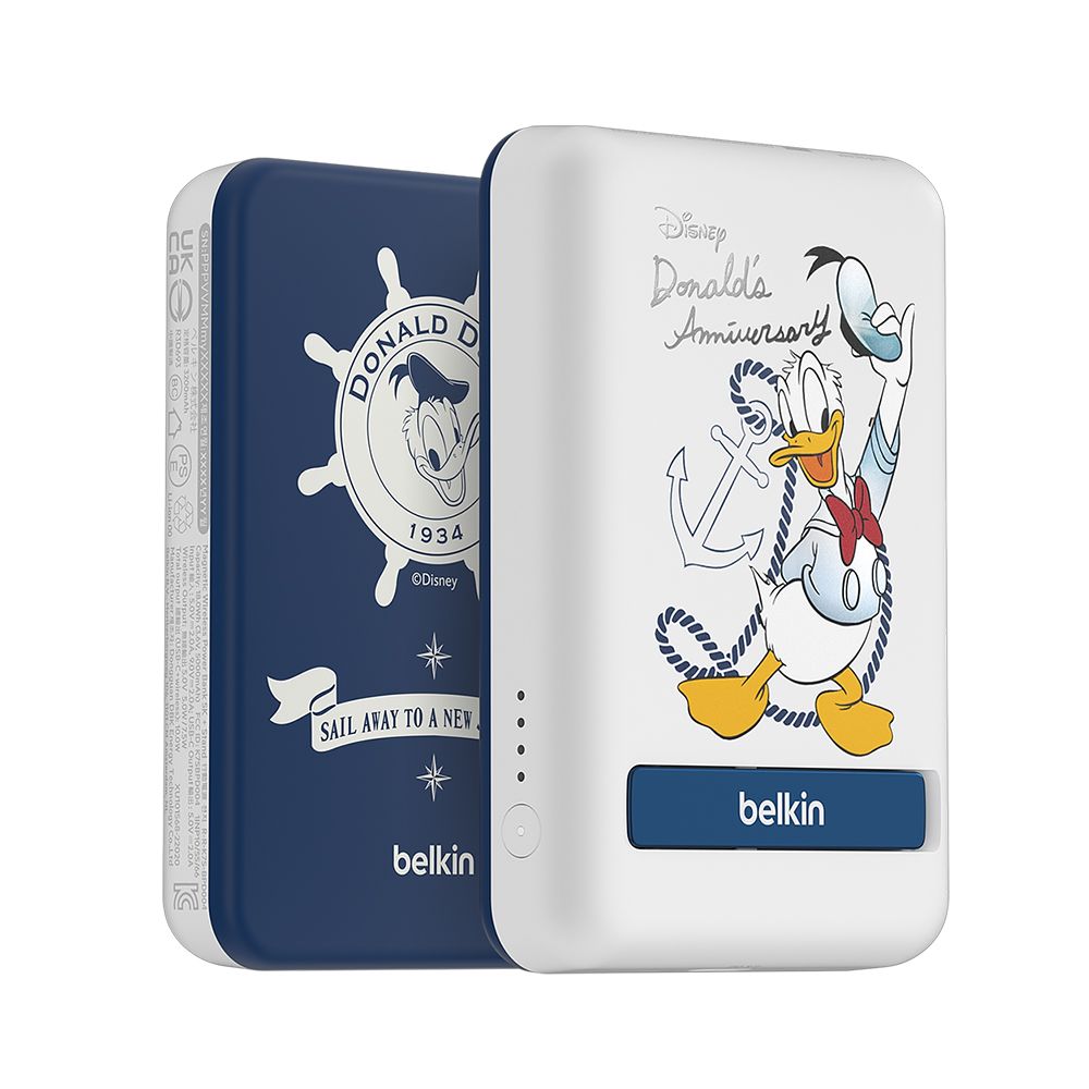 벨킨 디즈니 도널드덕 5000mAh 맥세이프 무선 보조배터리 BPD004NB
