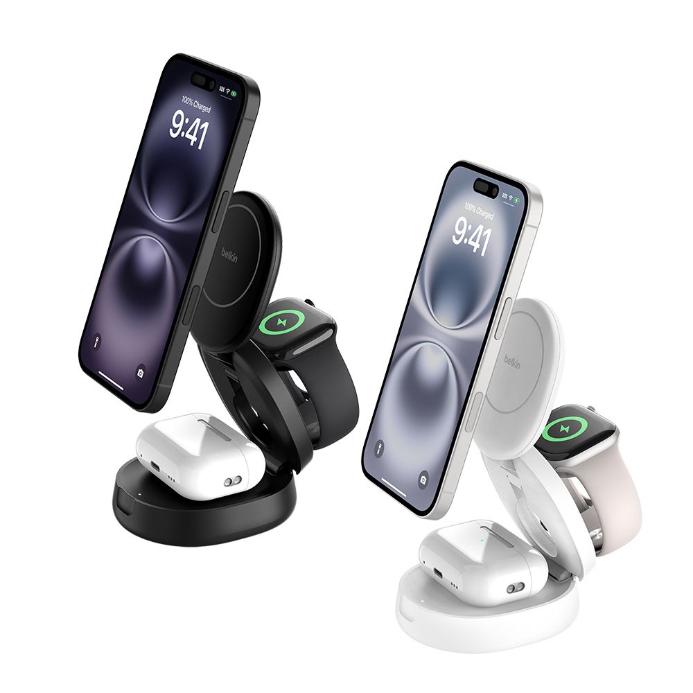 벨킨 3in1 Qi2 컨버터블 무선 충전 스탠드 WIZ034