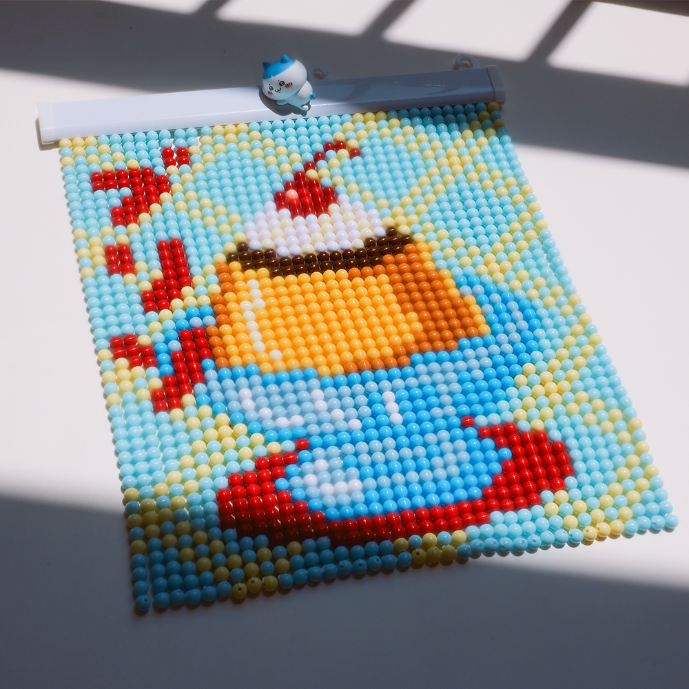 디어 스위트피 푸딩 비즈발 만들기 DIY키트/완제품