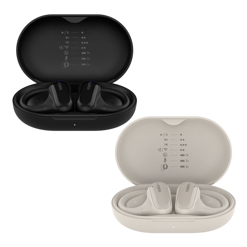 벨킨 사운드폼 클리어핏 오픈이어 블루투스 무선 이어폰 AUC013bt