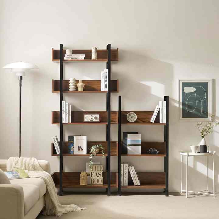 JE-RYEON 5段 ブックシェルフ［10色・2種・6サイズ］