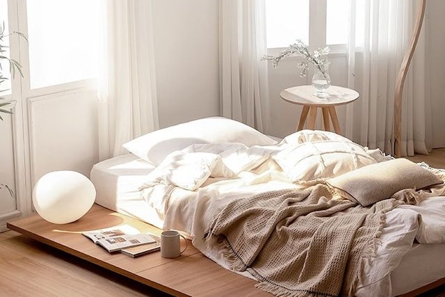 E0등급 로우슬립 저상형 침대 프레임 S/SS/Q/K/LK(높이 선택가능)