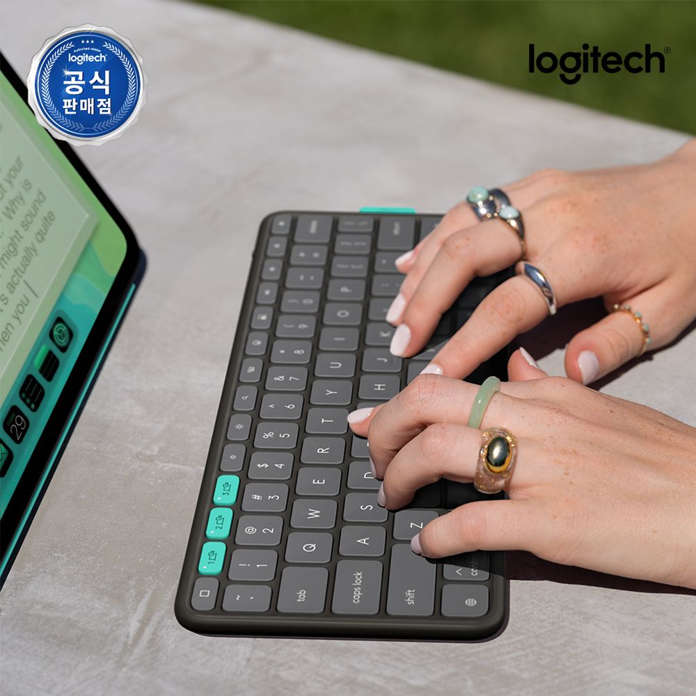 로지텍 로지텍코리아 공식 Flip Folio 13 아이패드 거치대 블루투스 휴대용 케이스 키보드