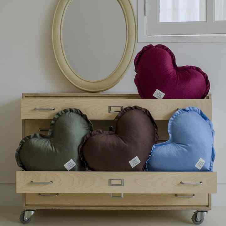 ハート クッションカバー ver.2［4色］