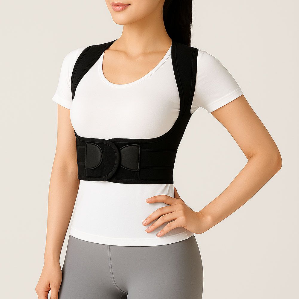 매직MSL 자세교정밴드 라운드숄더 바른 자세 교정기 말린 굽은 등 어깨 목 척추 허리 체형 7size