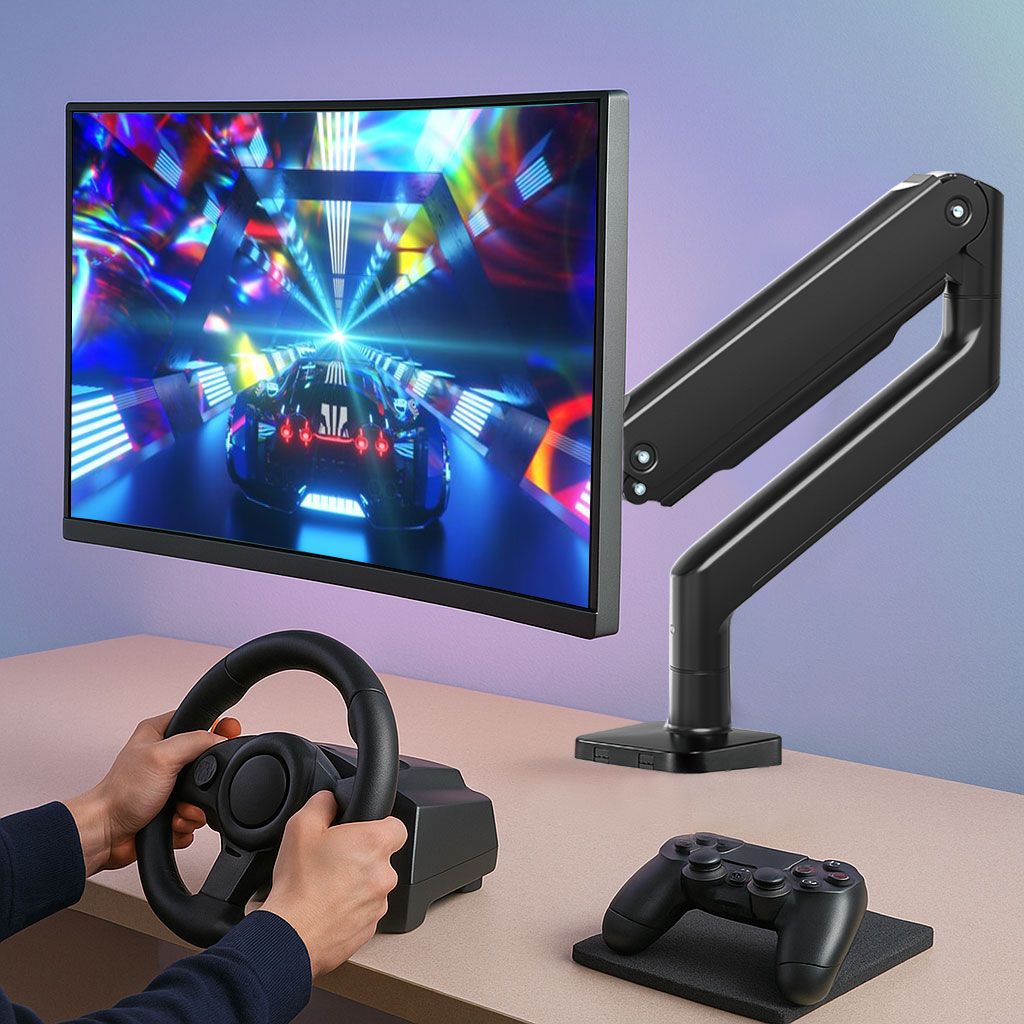 띠아트 모니터암 고중량 마운트 24-43인치 브라켓 거치대 BMA03-012