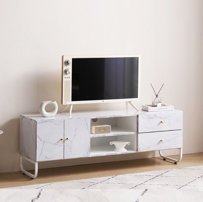 [신상품] 르봉상점 대리석 패턴 다양한 수납형태 안방수납 거실장 1500