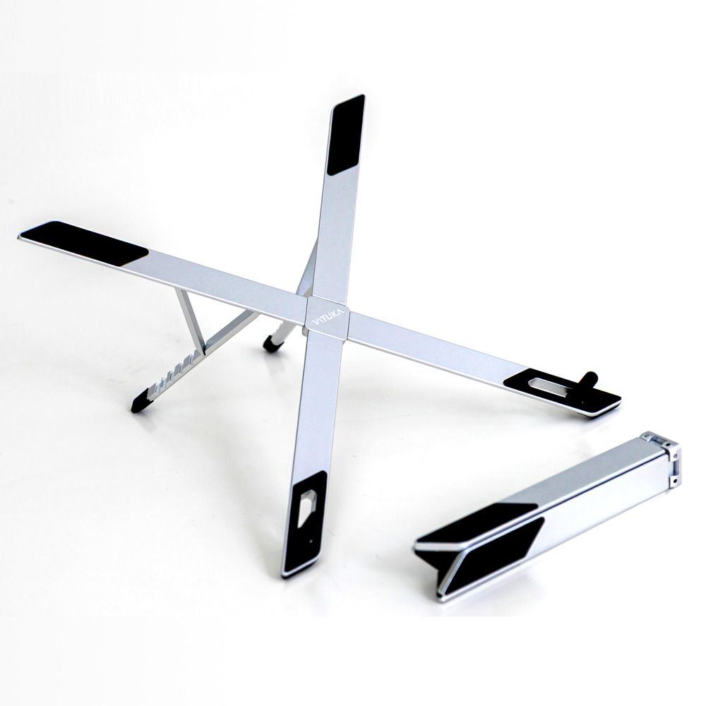 바투카 스테이블엑스 흔들림 없는 6단 높이조절 143g 초경량 접이식 노트북 거치대 스탠드