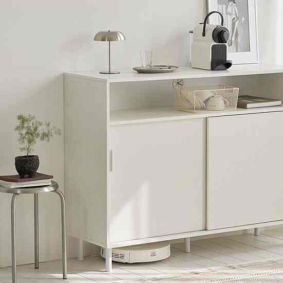 LIV スライディング収納棚 高型［3色］