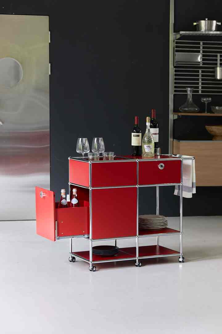 モジュール サービングトロリー 3段 B type［13色］