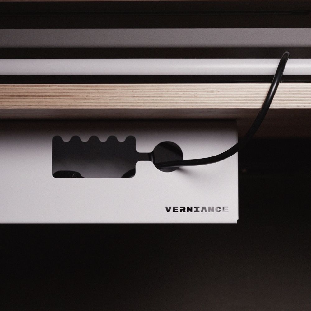 VERNIANCE 버니언스 무타공 멀티탭거치대 책상 선반 선정리 콘센트 보관함