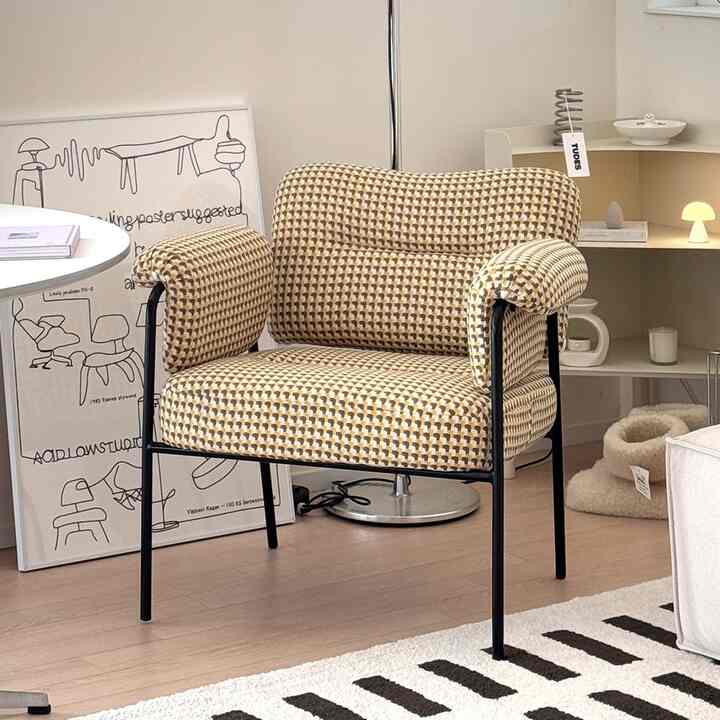 プリン 1人掛け ソファ［4色］