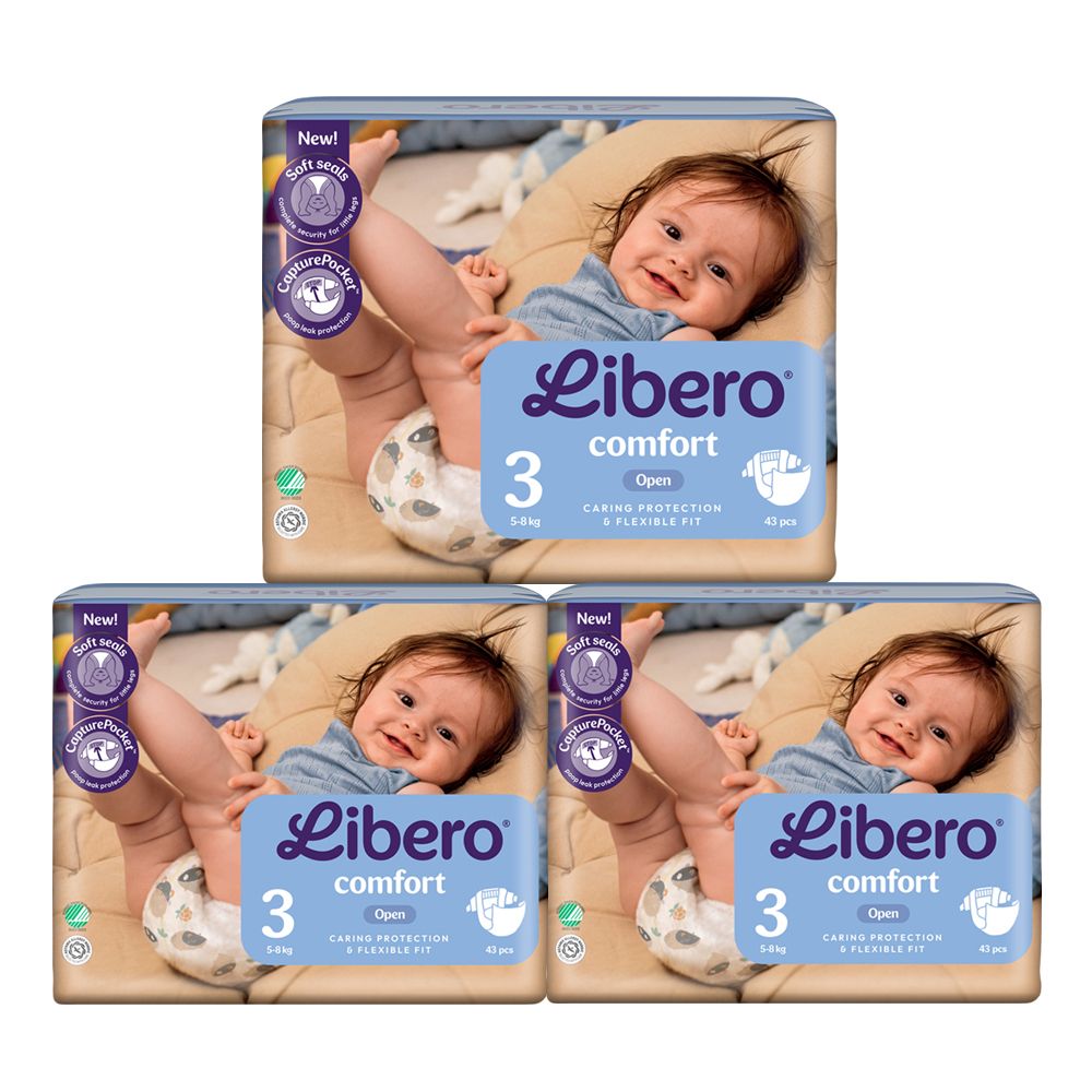 리베로 컴포트 밴드형 기저귀 3단계 43매 3팩