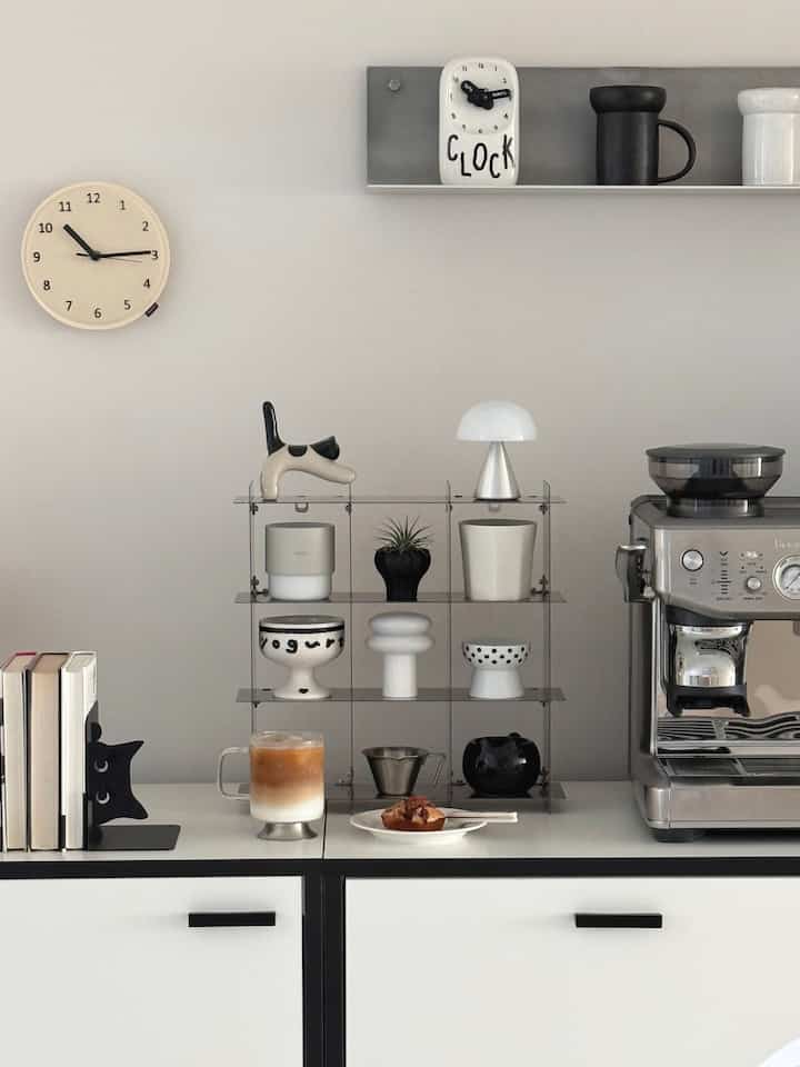 Stainless Grid Storage Shelf