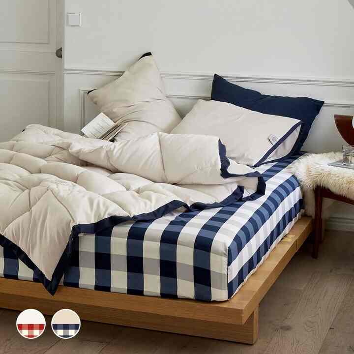 Logement カバーのいらない掛け布団セット［2色・3種・2サイズ］