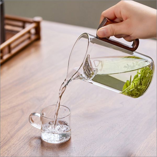 청백원 북대사글라스 직화내열 걸름망 유리숙우 MB17 400ml 공도배 저그 비커 카페용