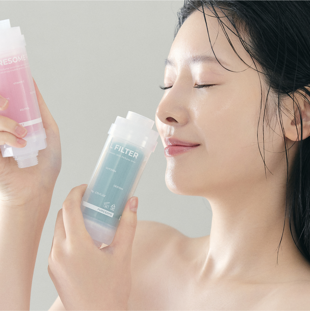 바디럽 퓨어썸 비밀필터(샤워기 교체없이 사용 염소제거 비타민 샤워필터)