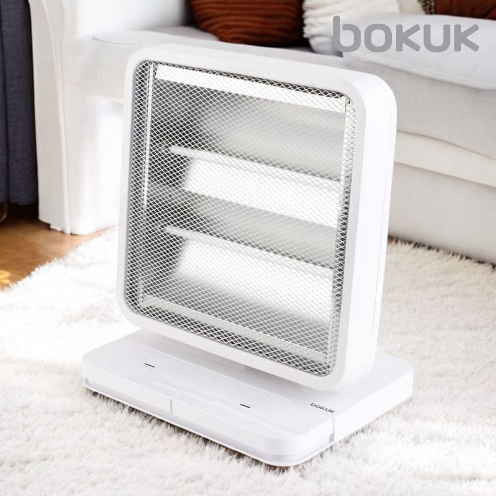 보국전자 전기 히터 미니 소형 가정용 사무실 난방기 발 난로 난방기 2단