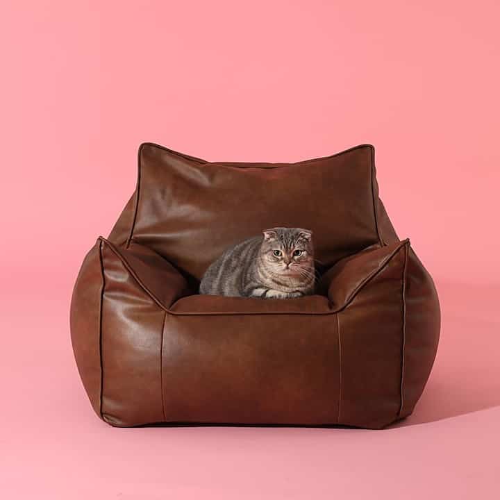 TOM ミニ ビーズソファ 1人掛け［3色］