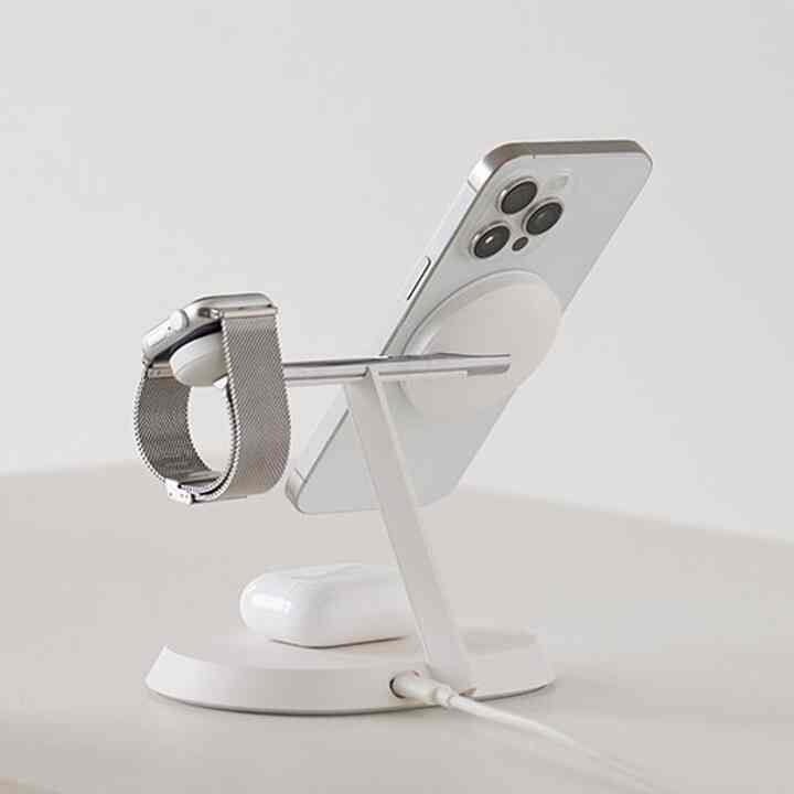 STATION 3in1 MagSafe ワイヤレス充電器［2色］