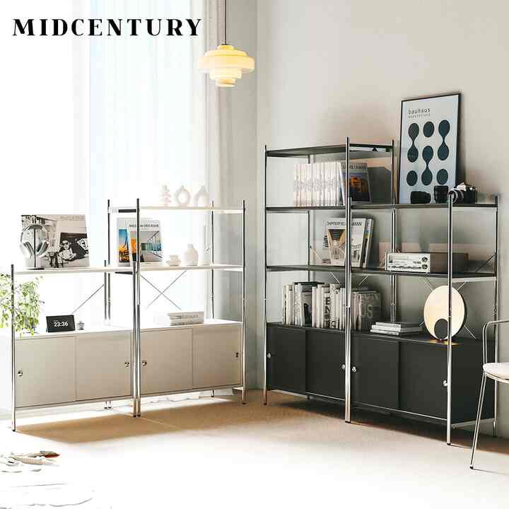 Olivia モジュールシェルフ［2色・3サイズ］