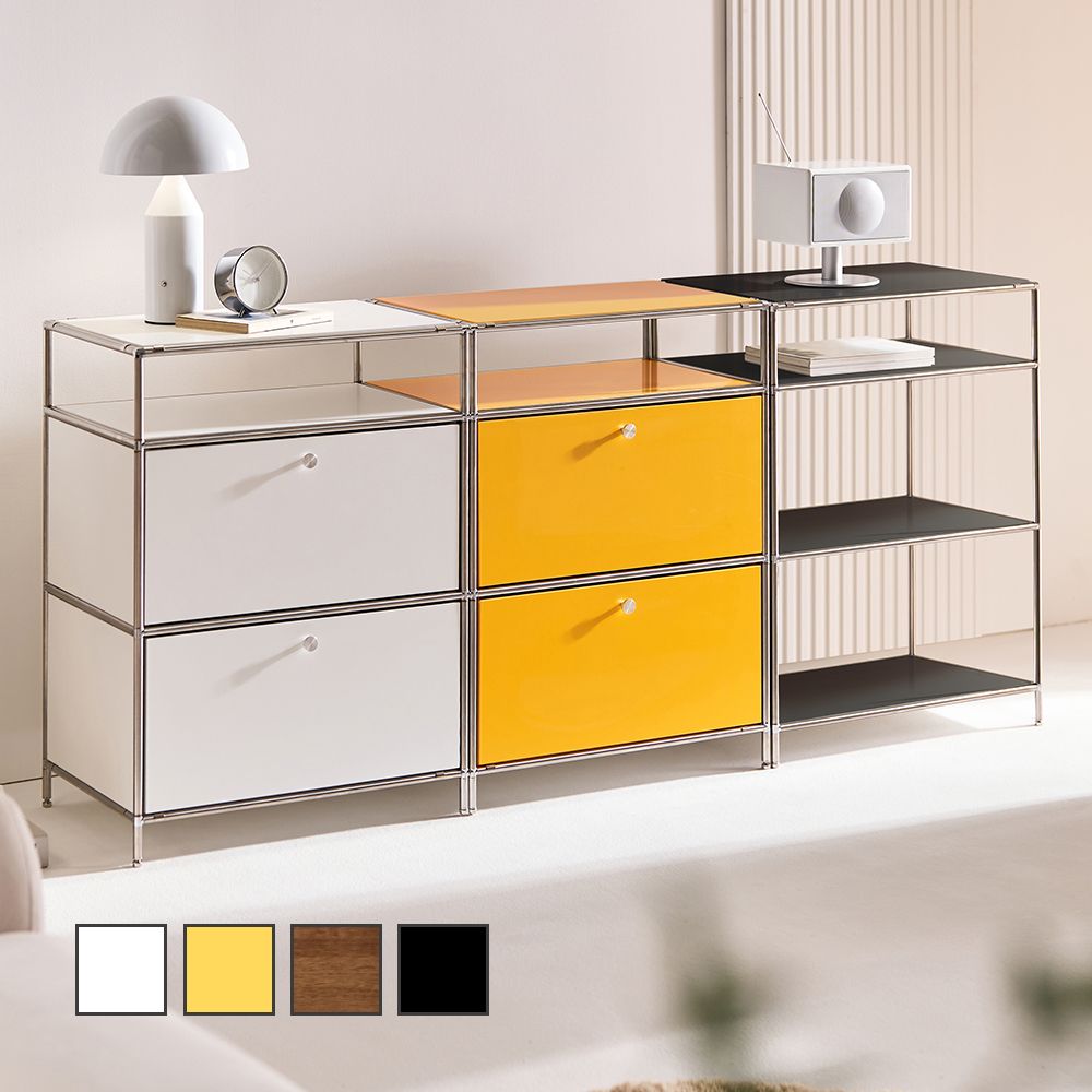 [신상품] 이안가구 국내제작/세렌티 600 1200 미드센츄리 모듈 수납장 높은 거실 서랍 선반장