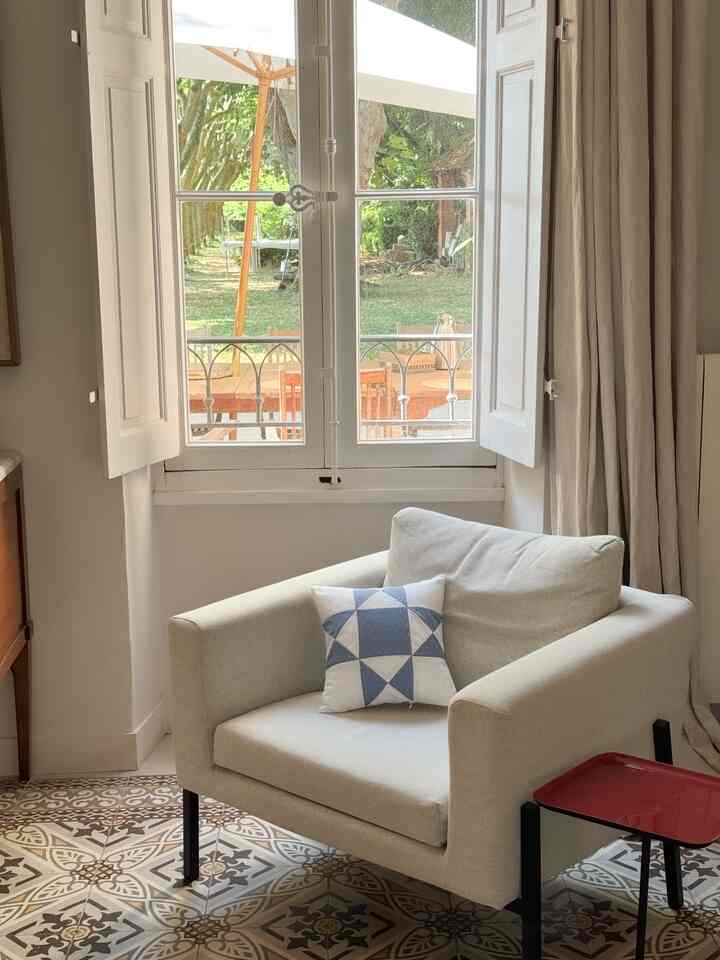 blue star クッション