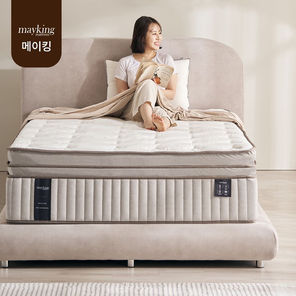 메이킹 MK600 프리미엄 침대 매트리스 필로우탑 3탑 국내맞춤제작 높은 매트릭스 두께 420mm