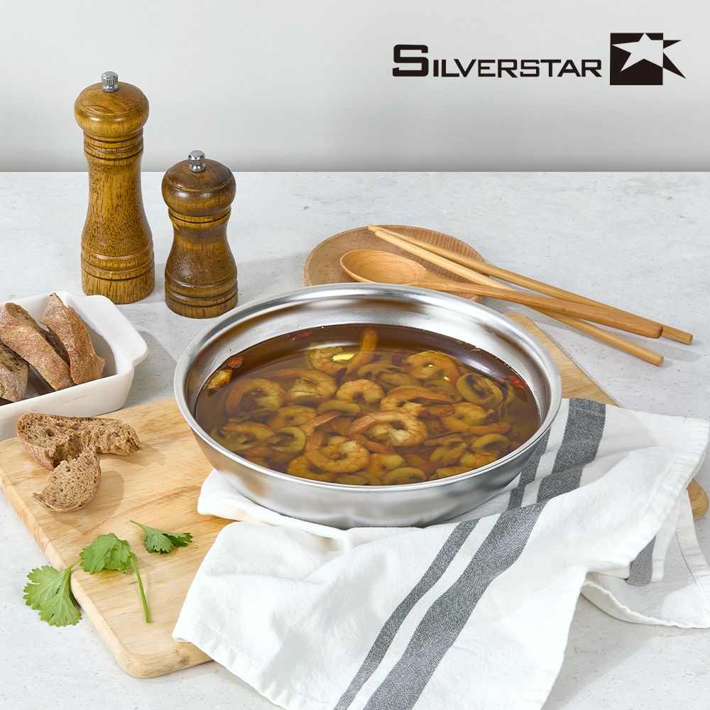 [오늘출발][신상품]실버스타 OOH 316 통오중 무연마 탈착식 22cm 멀티팬