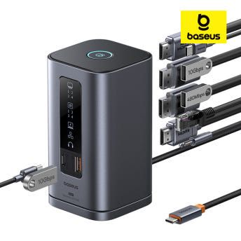 베이스어스 도킹스테이션 USB 허브 노트북 멀티 포트 C타입 11포트 스페이스메이트
