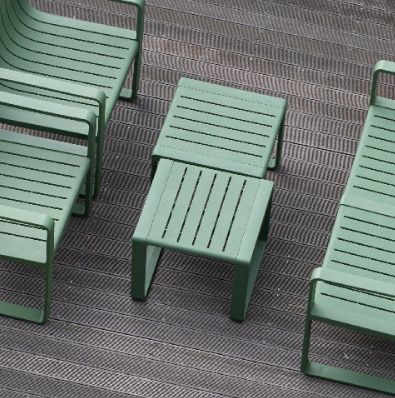 [신상품] 르봉상점 모던감성 야외용 낮은 플라스틱 테이블 450(2색)