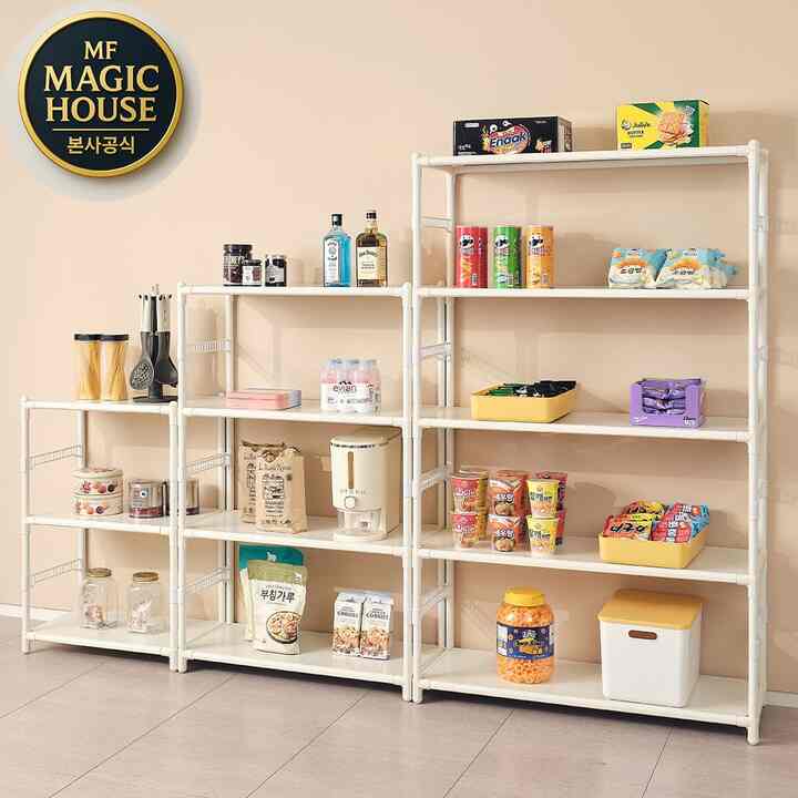 ノーボルト スチール組立式 パントリーシェルフ