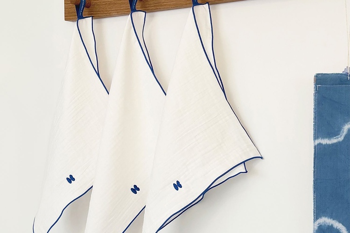 4중 순면거즈 핸드타월 키친클로스 가전덮개