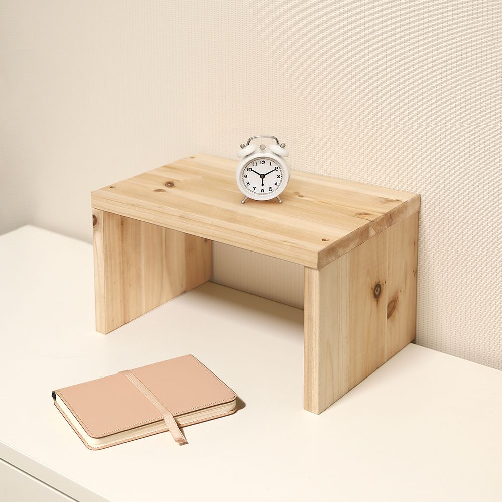 양지가구 원목 양발이 선반 1단 310 삼나무 ㄷ자선반 인서트 다용도 수납 