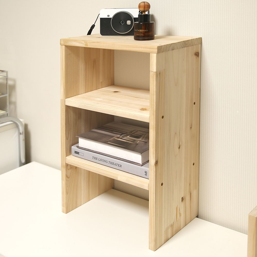 [신상품] 양지가구 원목 양발이 선반 3단 310 삼나무 다용도 수납 피규어 진열 1인가구 주문제작